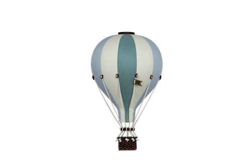 Balon decorativ  pentru camera copilului- white - green- 28 cm