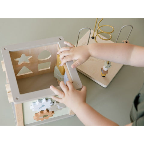Jucarie interactiva pentru copii- Cub de activitati - Olive - Little Dutch