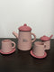 Jucarie din silicon  pentru copii-Set de  ceai   Pink- Le Petit Bubu