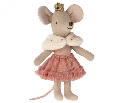 Jucarie Textila- Soricel Maileg  - little sister-Princess Mouse In The Box