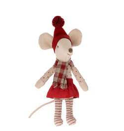 Jucarie Soricel Christmas Mouse- fetita - Maileg