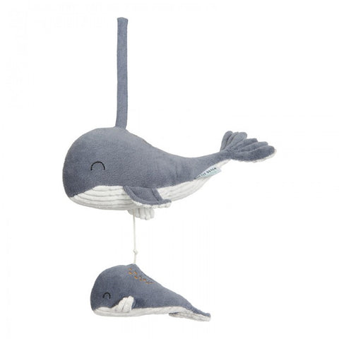 Jucarie muzicala pentru bebelusi  Balena - Blue - Little Dutch