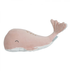 Balena din plus, 25 cm -Pink- Little Dutch