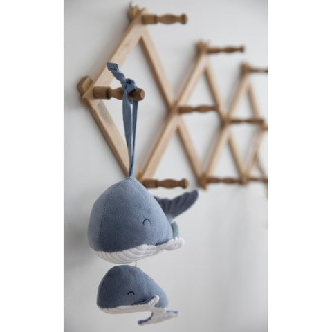 Jucarie muzicala pentru bebelusi  Balena - Blue - Little Dutch