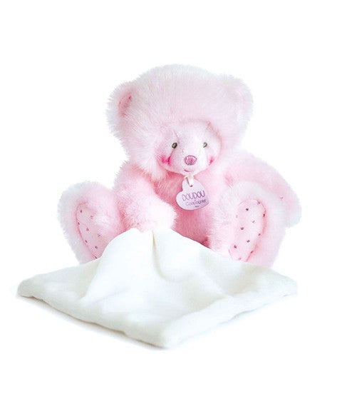 Jucarie pentru bebelusi - doudou urs Roz - Doudou et compagnie