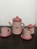 Jucarie pentru copii-Set ceai din silicon- Pink- Le Petit Bubu