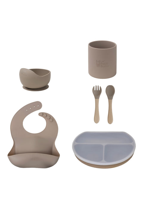 Set diversificare din silicon , crem - LE PETIT BUBU