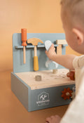 Jucarie pentru copii-Mini banc de lucru din lemn - Little Dutch