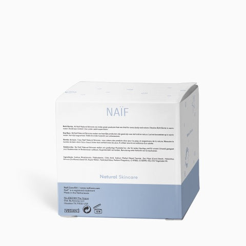 Tabletele efervescente  pentru baie, bebeluși și copii - NAIF