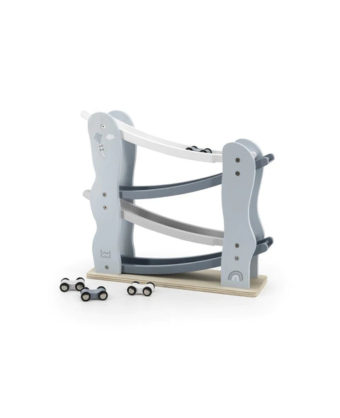 Jucarie din lemn pentru copii -  Circuit pentru masini, BLUE- Label-Label