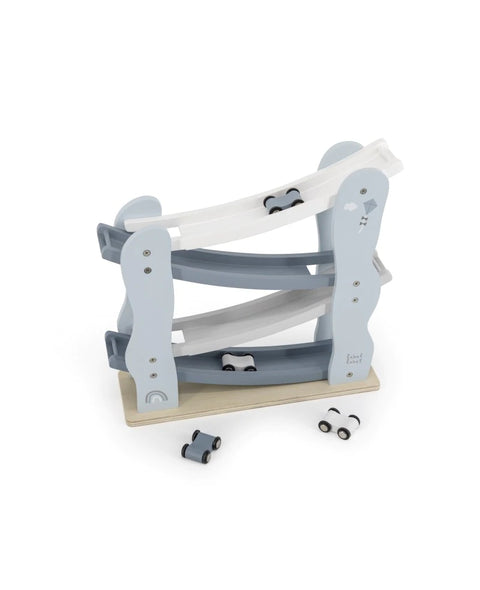 Jucarie din lemn pentru copii -  Circuit pentru masini, BLUE- Label-Label