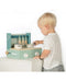 Jucarie pentru copii- Aragaz pliabil din lemn - Green - Label Label