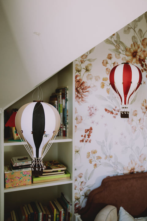 Balon decorativ  pentru camera copilului -White- Red - 33 cm